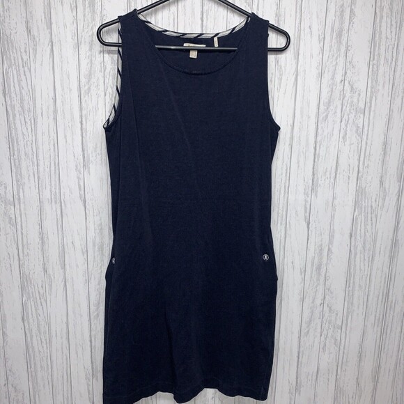 Womens Size 6 Barbour Dolostone Dress Navy EUC - Picture 1 of 6